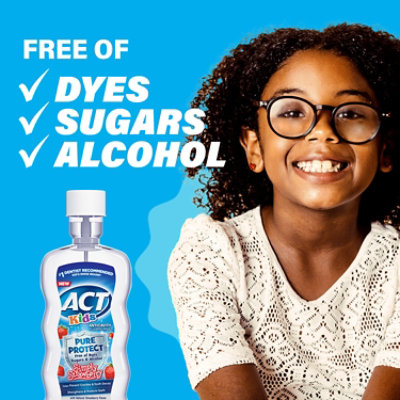 Act Kids Pure Protect Simply Strawberry 16.9 Fluid Ounces - 16.9 FZ - Image 3