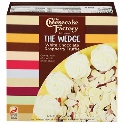 Cheesecake Factory Chocolate Raspberry Truffle Wedge Cheesecake - 13.25 OZ - Image 1