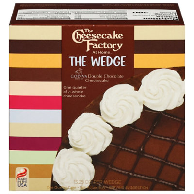 Cheesecake Factory Godiva Chocolate Wedge Cheesecake - 13.25 OZ - Image 3