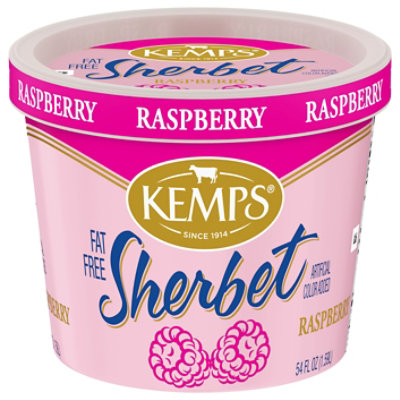 Kemps Fat Free Raspberry Sherbet 54 Fl. Oz. - 54 FZ - Image 4