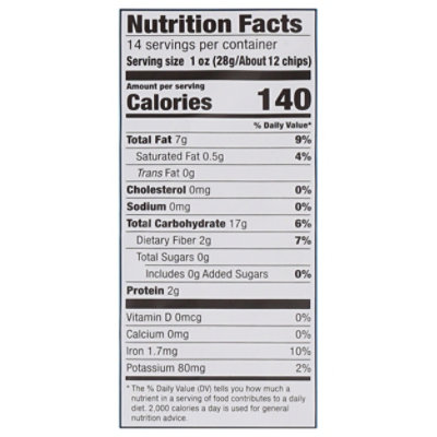 Goe Tortilla Chips Blue 14oz - 14 OZ - Image 3