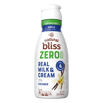 Coffee Mate Natural Bliss Zero Added Sugar Vanilla Dairy Creamer, 32 Fz - 32 FZ - Image 1