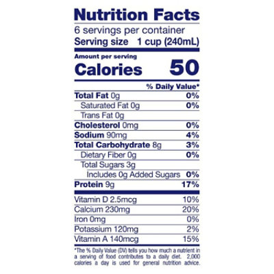 Dairypure Milk50 Fat Free Original Lactose Free Ultra-pasteurized , 48 Fluid Ounce Plastic Bottle - 48 FZ - Image 2