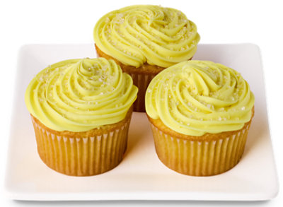Lemonade Cupcakes 3 Count - EA - Image 1