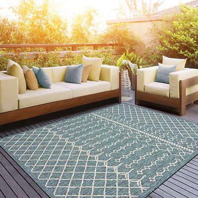 LR Home Sun C Outdoor Rug - 6 x 9 Feet - Image 1