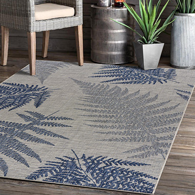 LR Home Sanibel Outdoor Rug - 6 x 9 Feet - Image 1