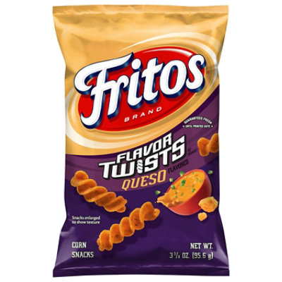 Fritos Twists Queso 3.375oz - 3.375 OZ