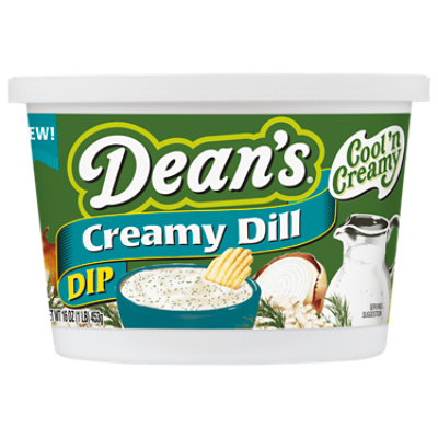 Deans Creamy Dill Dip 16 Oz - 16 OZ - Image 1