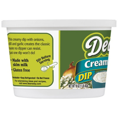 Deans Creamy Dill Dip 16 Oz - 16 OZ - Image 2