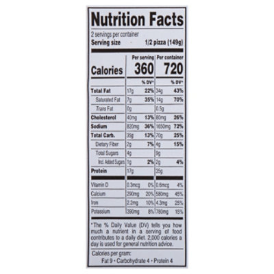 Roma Original Pepperoni Pizza, 12.1 Oz - 12.1 OZ - Image 4