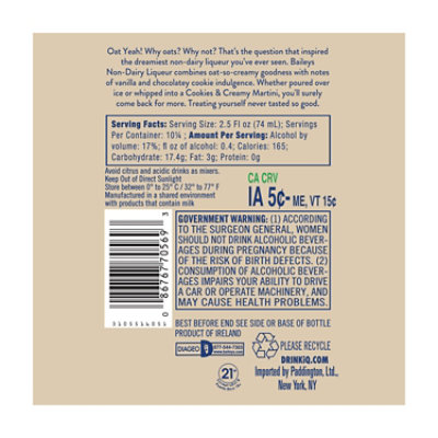 Baileys Cookies And Creamy - 750 ML - Image 4