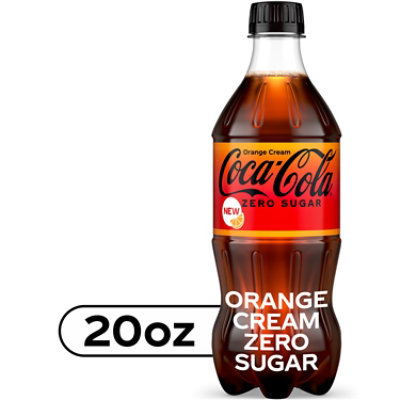 Coca-cola Zero Sugar Orange Cream Bottle, 20 Fl Oz - 20 FZ - Image 1