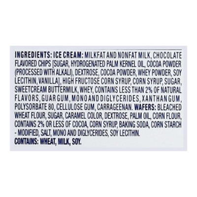 Deans Country Fresh Ice Cream Sandwiches Chocolate Chip 6 Pack, 21 Fz, 6-3.5 Fz - 6-3.5FZ - Image 5