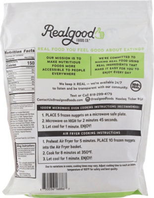 Real Good Lightly Buttered Seasoned Chicken Nuggets - 20 OZ - Image 5