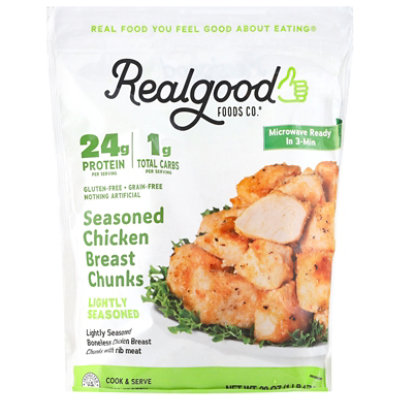 Real Good Lightly Buttered Seasoned Chicken Nuggets - 20 OZ - Image 1