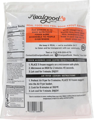 Real Good Foods Parmesan Garlic Seasoned Chicken Nuggets - 20 OZ - Image 6