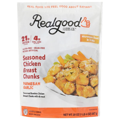 Real Good Foods Parmesan Garlic Seasoned Chicken Nuggets - 20 OZ - Image 1