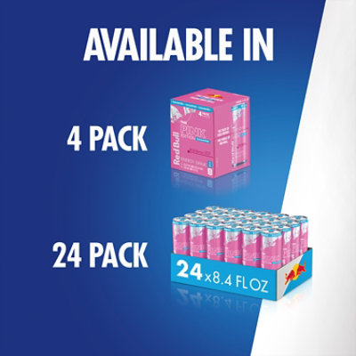 Red Bull Pink Edition Sugar Free Energy Drink Wild Berries - 8.4 Fl. Oz. - Image 7