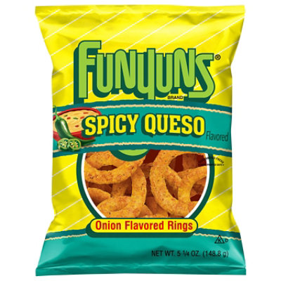 Funyuns Onion Flavored Rings Spicy Queso 5.25 Oz - 5.25 OZ - Image 1