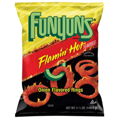 Funyuns Onion Flavored Rings Flamin Hot Flavored 5.25 Oz - 5.25 OZ - Image 1