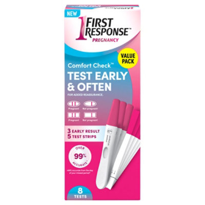 First Response Comfort Check Pregnancy Test - 8 CT - Image 3
