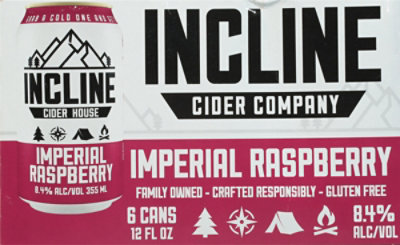 Incline Imperial Raspberry 6-12 Oz In Cans - 6-12 FZ - Image 4