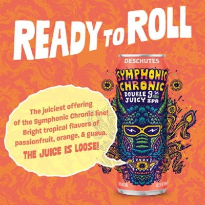 Deschutes Symphonic Chronic Double Juicy IPA Single Can - 19.2 Fl. Oz - Image 4