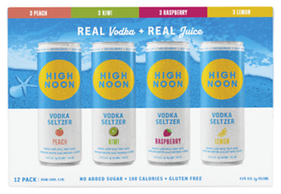 High Noon Vodka Seltzer Beach Pack 12-355 Ml - 12-355 ML - Image 4