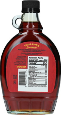 Sapjack Syrup Bourbon Organic - 12 FZ - Image 5