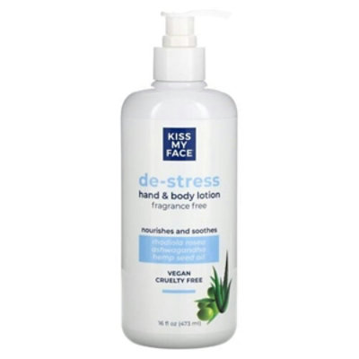 Kiss My Face  16 oz Fragrance Free Body Lotion - Image 1
