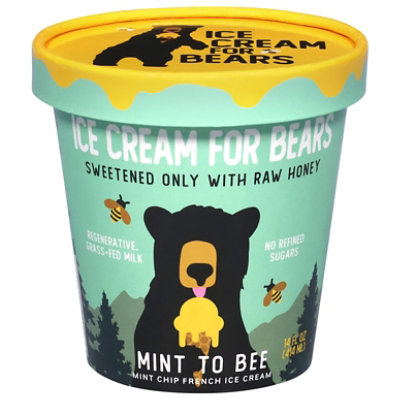 Ice Cream For Bears Ice Cream Mint Chip - 14 FZ