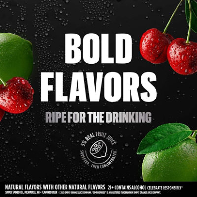 Simply Spiked Bold Cherry Limeade 8% ABV Can - 24 Fl. Oz. - Image 5
