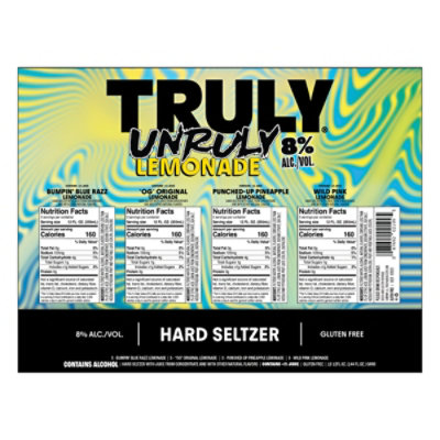 Truly Unruly Lemonade Vp 12oz In Cans - 12-12 FZ - Image 2
