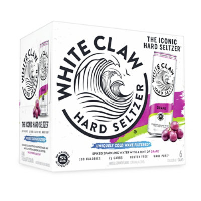 White Claw Grape In Cans - 6-12 Fl. Oz. - Image 1