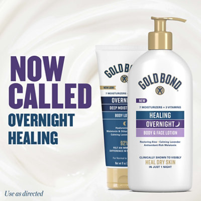 Gold Bond Healing Overnight Body Lotion 13 Ounce Bottle. - 13 OZ - Image 2