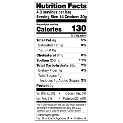 Miltons Crackers Salt & Pepper Gluten Free 4.5oz - 4.5 OZ - Image 4