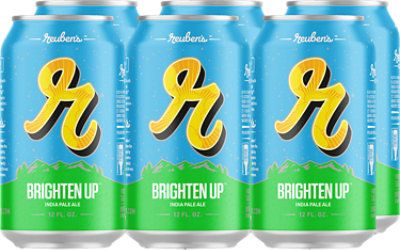 Reubens Brews Brighten Up Ipa 6-12 Fl Oz In Cans - 6-12 FZ - Image 1