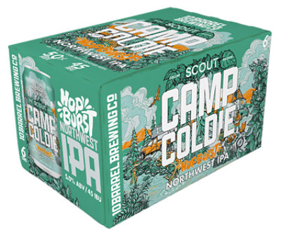 10 Barrel Hopburst Camp Coldie Northwest Ipa 6-12 Fl Oz In Cans - 6-12 FZ - Image 1