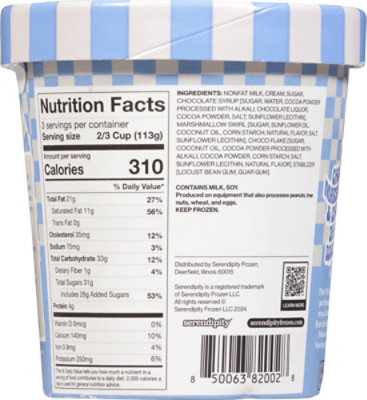 Serendipity Frrrozen Hot Chocolate Ice Cream 16 Fz - 16 FZ - Image 5