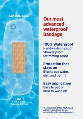 Band-aid Waterproof Clear 20ct - 20 CT - Image 3
