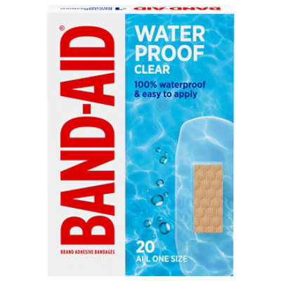 Band-aid Waterproof Clear 20ct - 20 CT - Image 1