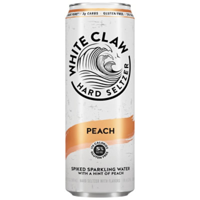 White Claw Peach 19.2oz In Cans - 19.2 FZ