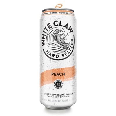 White Claw Peach 19.2oz In Cans - 19.2 FZ - Image 1