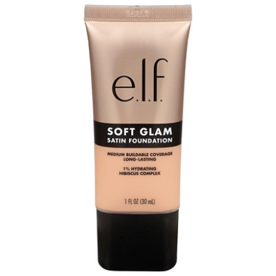 e.l.f. Cosmetics Soft Glam Light Neutral Satin Foundation - 1 Fl. Oz. - Image 1