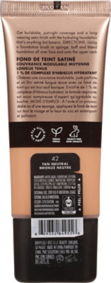 e.l.f. Cosmetics Soft Glam Tan Neutral Satin Foundation - 1 Fl. Oz. - Image 4