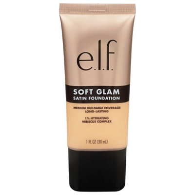 e.l.f. Cosmetics Soft Glam Light Warm Satin Foundation - 1 Fl. Oz. - Image 2