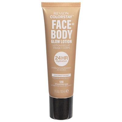 Revlon ColorStay 120 It's Giving Sun Face+ Body Glow Lotion - 1 Fl. Oz. - Image 1