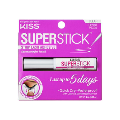 KISS Superstick Clear Strip Lash Adhesive - Each - Image 1