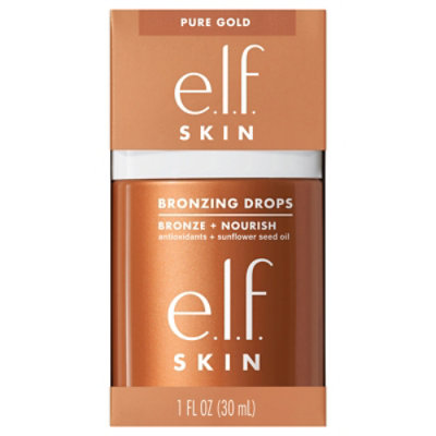 e.l.f. Skin Pure Gold Bronzing Drops - 1 Fl. Oz. - Image 1