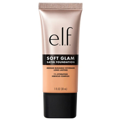e.l.f. Soft Glam Medium Neutral Satin Foundation - 1 Fl. Oz. - Image 1